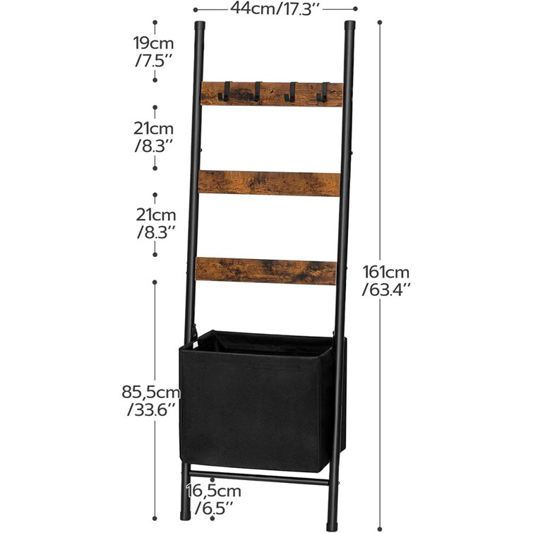 Towel ladder shop with shelf